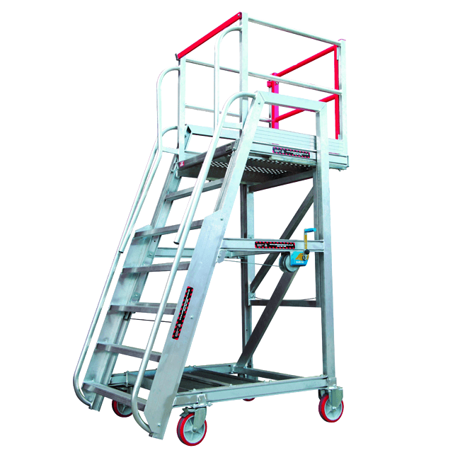 aircraft trestle-adjustable height